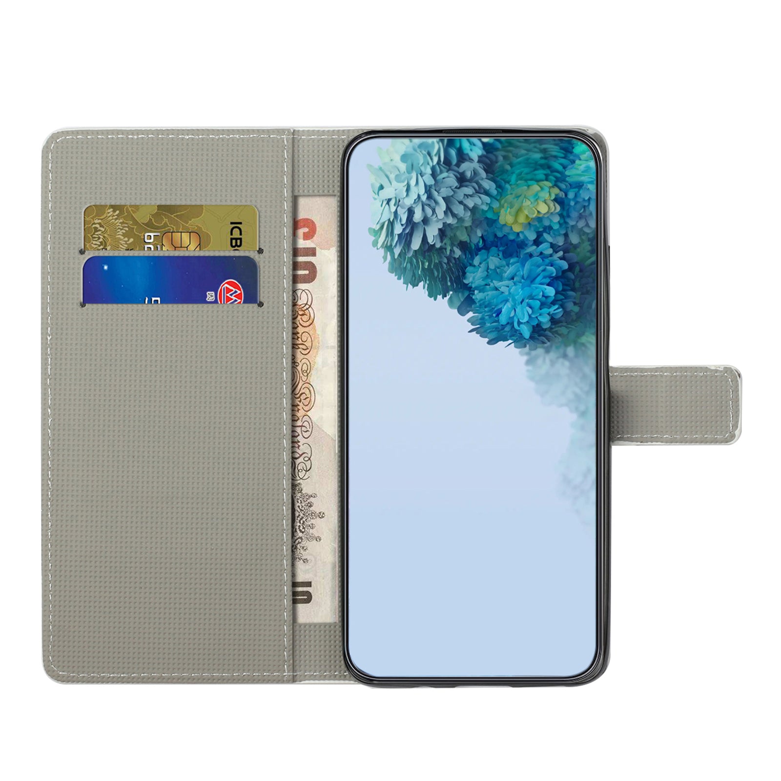 Til Samsung Galaxy A24 4G telefonpung etui mønster print PU læder stativ smartphone cover  Til Samsung Galaxy A24 4G telefonpung etui mønster print PU læder stativ smartphone cover